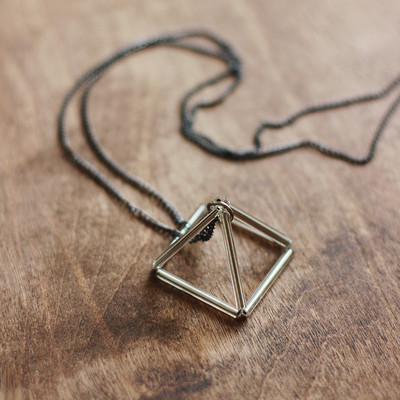 Geometric Prism DIY Necklace