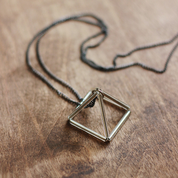 Geometric Prism DIY Necklace Geometric Prism DIY Necklace