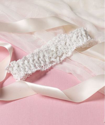 Delicate Crochet Garter