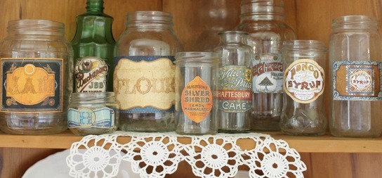 DIY Vintage Jar Collection DIY Vintage Jar Collection