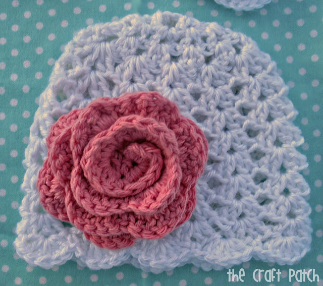 Lacy Crochet Baby Beanie Lacy Crochet Baby Beanie