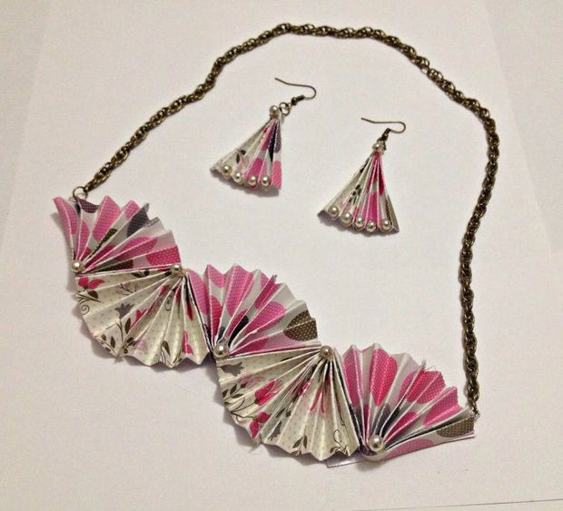 Fancy Folded Paper Jewelry Fancy Folded Paper Jewelry