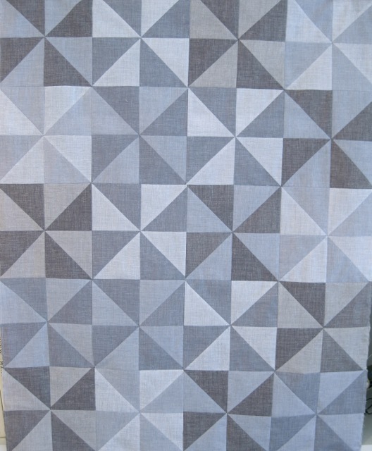 grey baby quilt