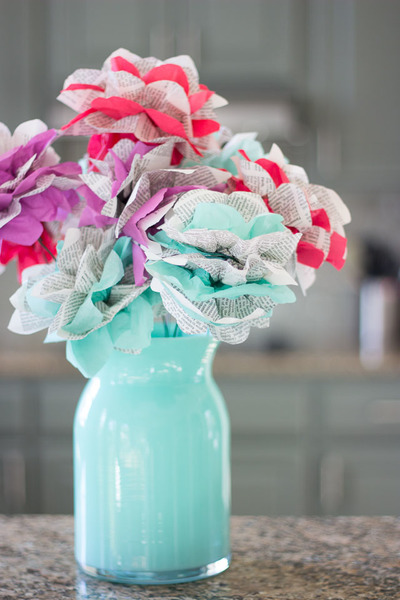 Pop of Color Book Page Flowers Pop of Color Book Page Flowers