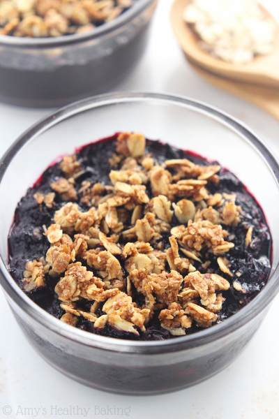 Clean-Eating Blueberry Breakfast Crumble Clean-Eating Blueberry Breakfast Crumble