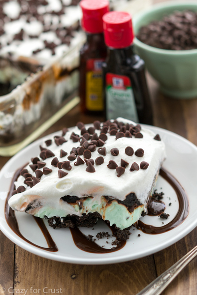 No Bake Mint Chip Chocolate Lush No Bake Mint Chip Chocolate Lush