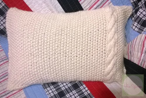 Seeded Twist Knit Pillow