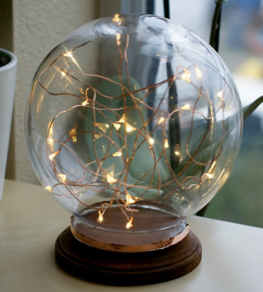 Magnificent Illuminated Copper Globe Magnificent Illuminated Copper Globe