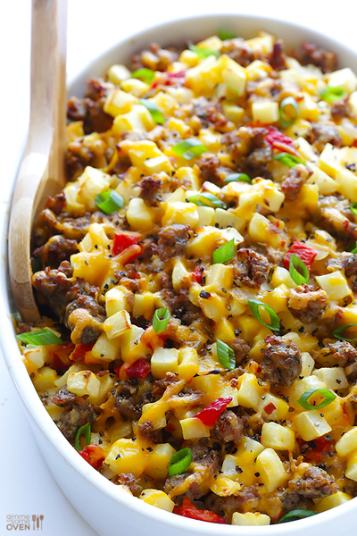 Cheesy Breakfast Potato Casserole Cheesy Breakfast Potato Casserole