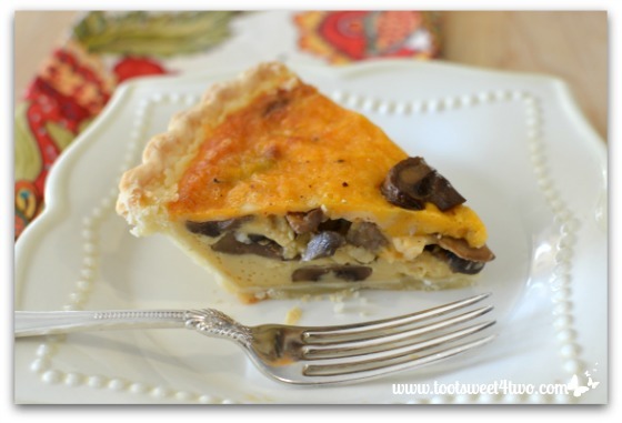 Cheesy Mushroom Quiche Cheesy Mushroom Quiche
