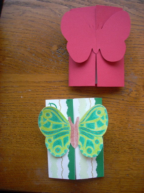 Colorful Butterfly Card Colorful Butterfly Card