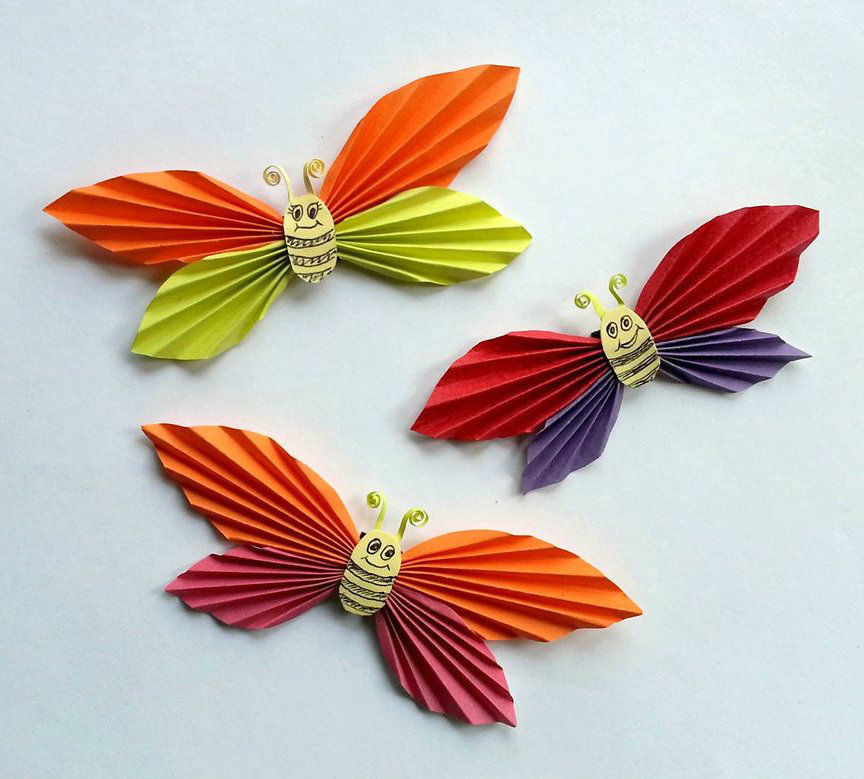 Sweet Smiling Paper Butterflies 