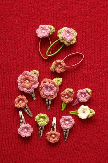 Cute Crochet Flower Hair Accessories