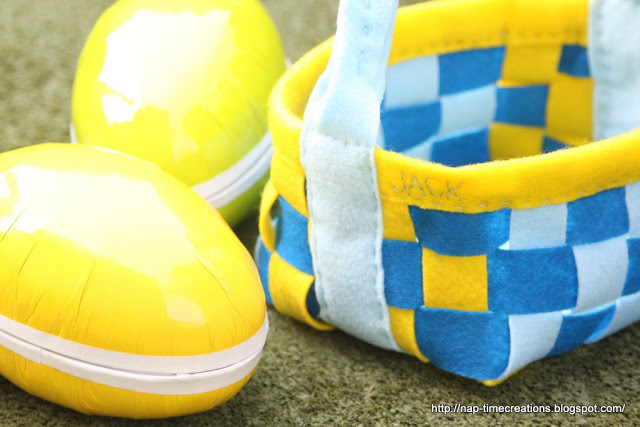 Homemade Felt Easter Basket