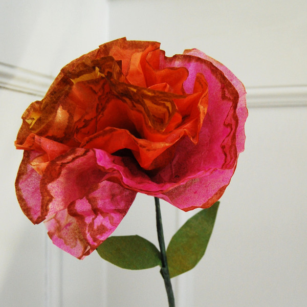 Cute and Colorful Coffee Filter Flowers Cute and Colorful Coffee Filter Flowers