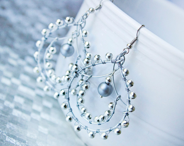 Indian-Style Beaded Earrings Indian-Style Beaded Earrings