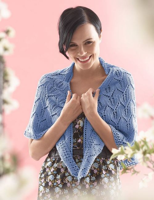 Blueberry Bush Summer Shawl