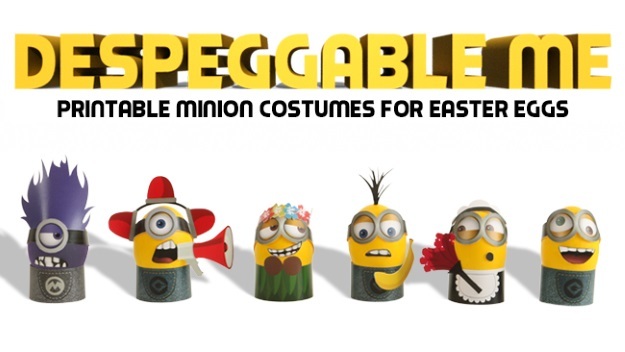 DespEGGable Me: DIY Minion Costumes for Easter Eggs DespEGGable Me DIY Minion Costumes for Easter Eggs