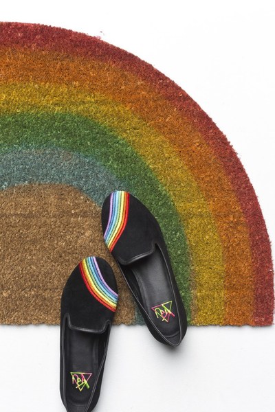 Rainbow DIY Rug