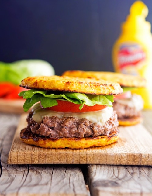Cauliflower Crust Hamburgers Cauliflower Crust Hamburgers