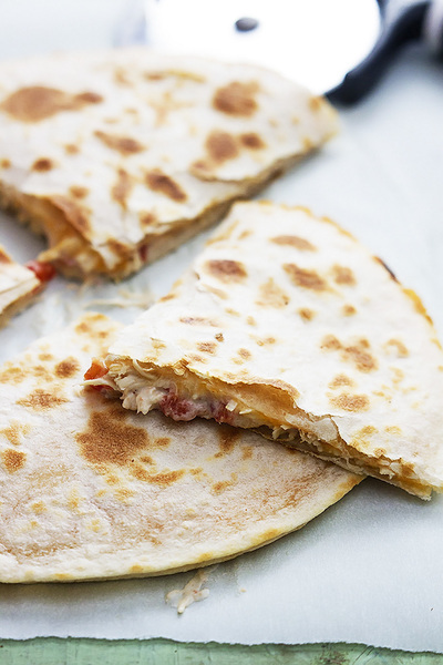 Slow Cooker Creamy Chicken Quesadillas Slow Cooker Creamy Chicken Quesadillas