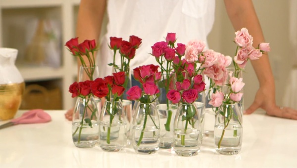 Ombre Rose Garden Centerpiece Ombre Rose Garden Centerpiece