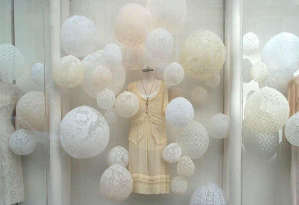 Papier Mache Lace Balloons Papier Mache Lace Balloons