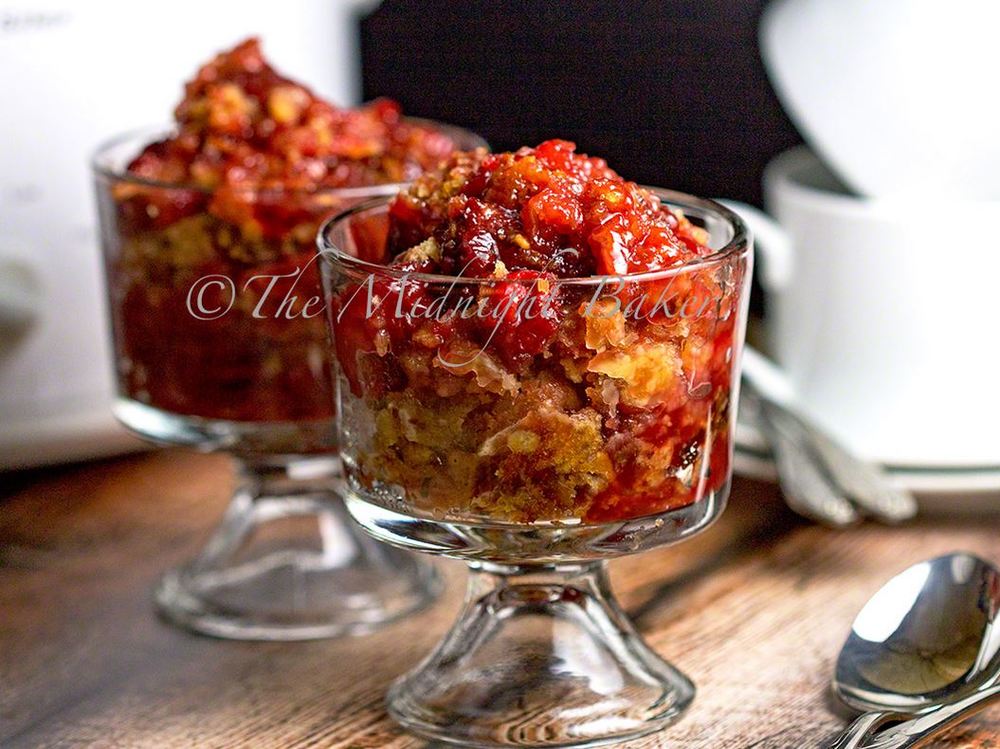Slow Cooker Cherry Cobbler Dump Cake
