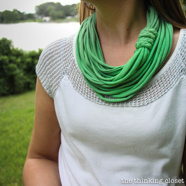 Recycled Infinity No-Sew Scarf