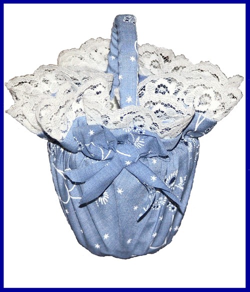 Fabric Covered Basket Sewing Pattern