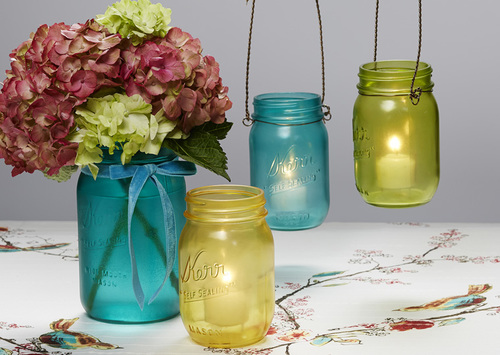Quick Colorful Mason Jar Craft_2