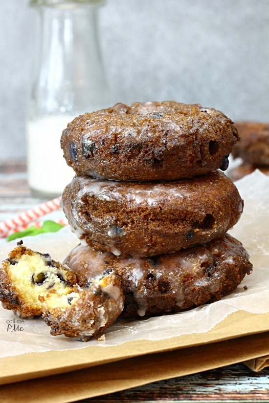 Two Ingredient Blueberry Cake Donuts Two Ingredient Blueberry Cake Donuts