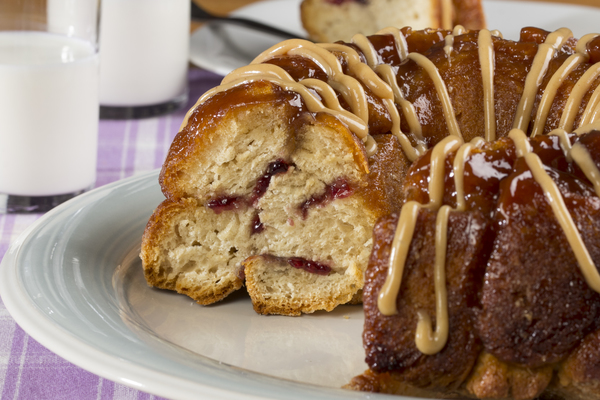 PB&J Monkey Bread PBJ Monkey Bread