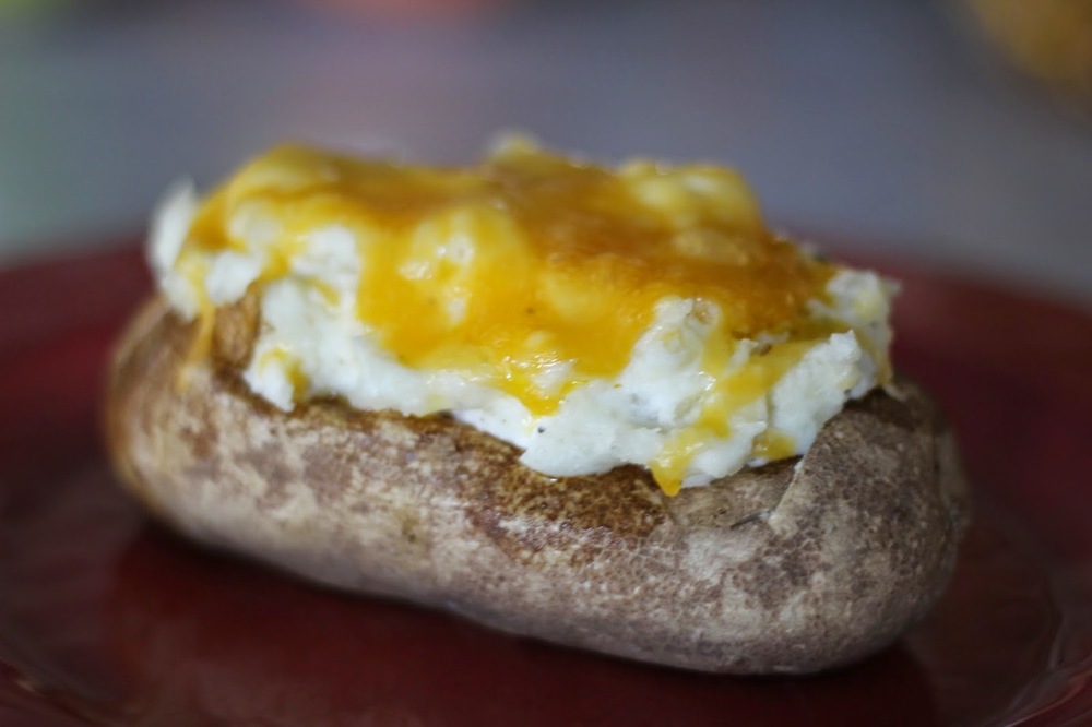 Twice Baked Steakhouse Potatoes