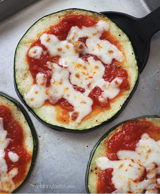 Zucchini Pizza Bites Zucchini Pizza Bites