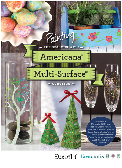 "Painting the Seasons with Americana Multi-Surface Acrylics" free eBook from DecoArt