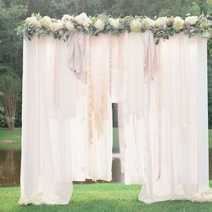 Breathtaking Bohemian Outdoor Wedding Altar Breathtaking Bohemian Outdoor Wedding Altar