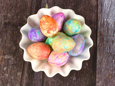 Marbled Easter Egg Craft