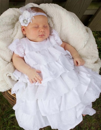 Two-Pillowcase Christening Gown