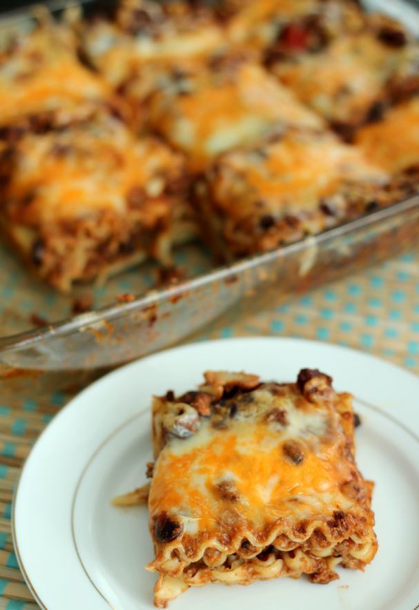BBQ Chili Cheese Lasagna