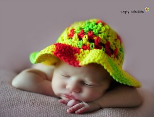 Child's Easy Crochet Sun Hat