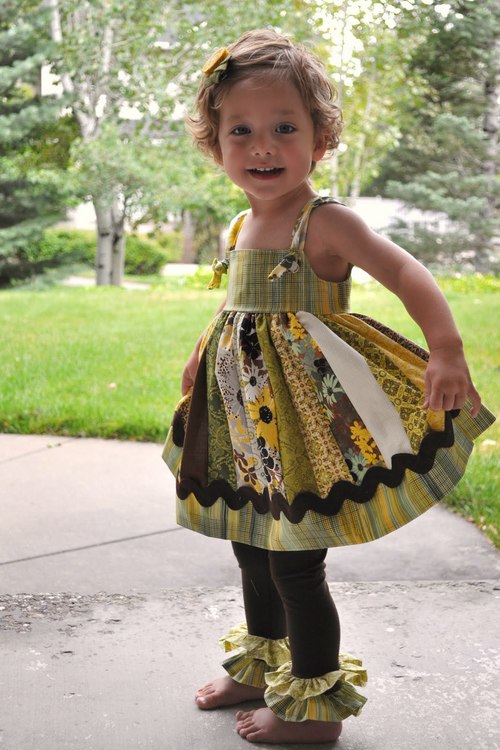 Little Kid Knotty Jumper with Leggings Little Kid Knotty Jumper with Leggings