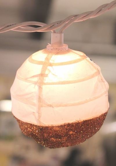 Enchanted Glitter Paper Lanterns Enchanted Glitter Paper Lanterns