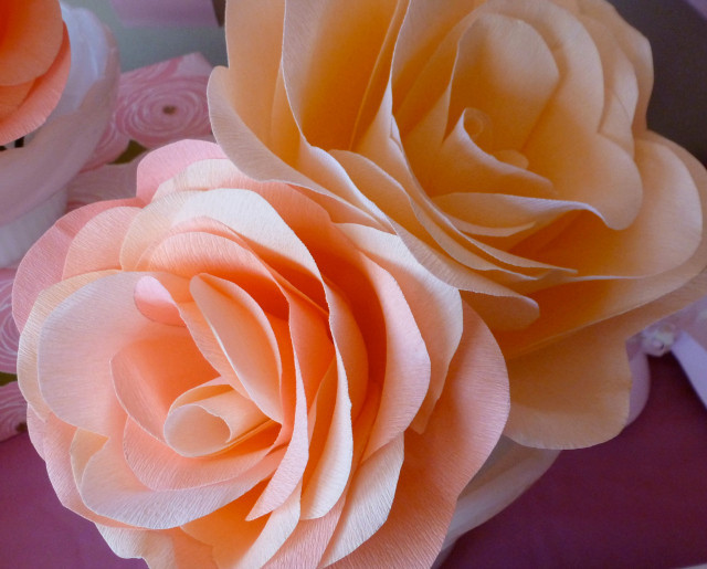 DIY Crepe Paper Roses DIY Crepe Paper Roses