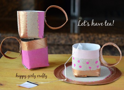 Toilet Tube Tea Cups