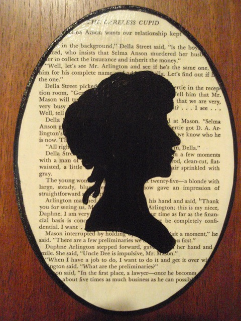 Painted Silhouette Wall Plaque