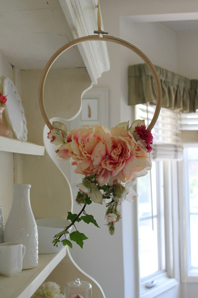 Flower Hoop Wreath