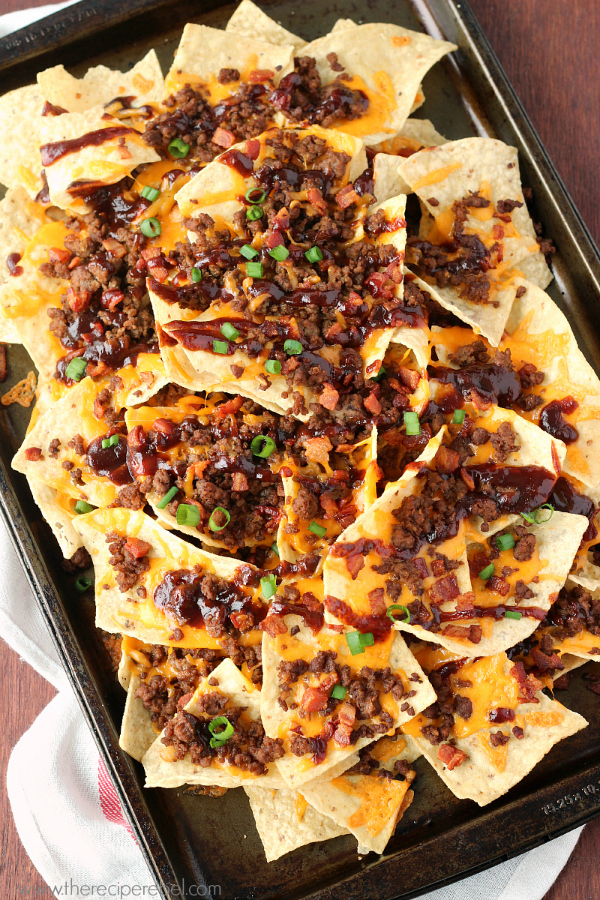 BBQ Bacon Cheeseburger Nachos BBQ Bacon Cheeseburger Nachos