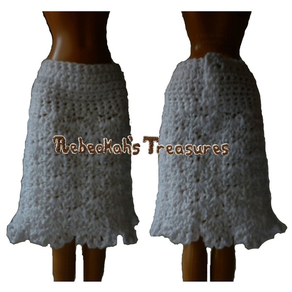 Doll Crochet Skirt Pattern