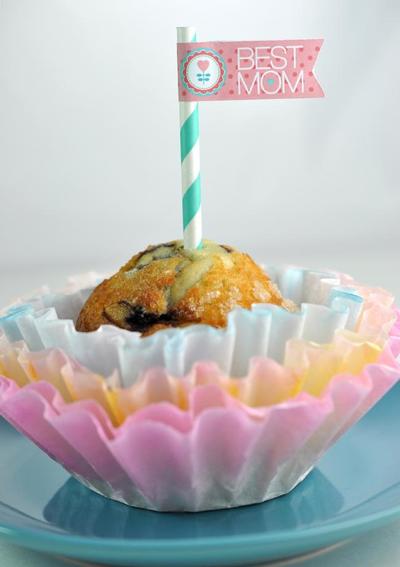 Mother's Day Flower Cupcake Wrappers Mothers Day Flower Cupcake Wrappers